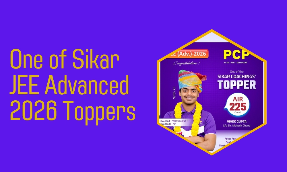 JEE Advanced 2026 Sikar Toppers