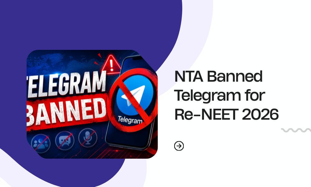 NTA Banned Telegram for Re-NEET 2026